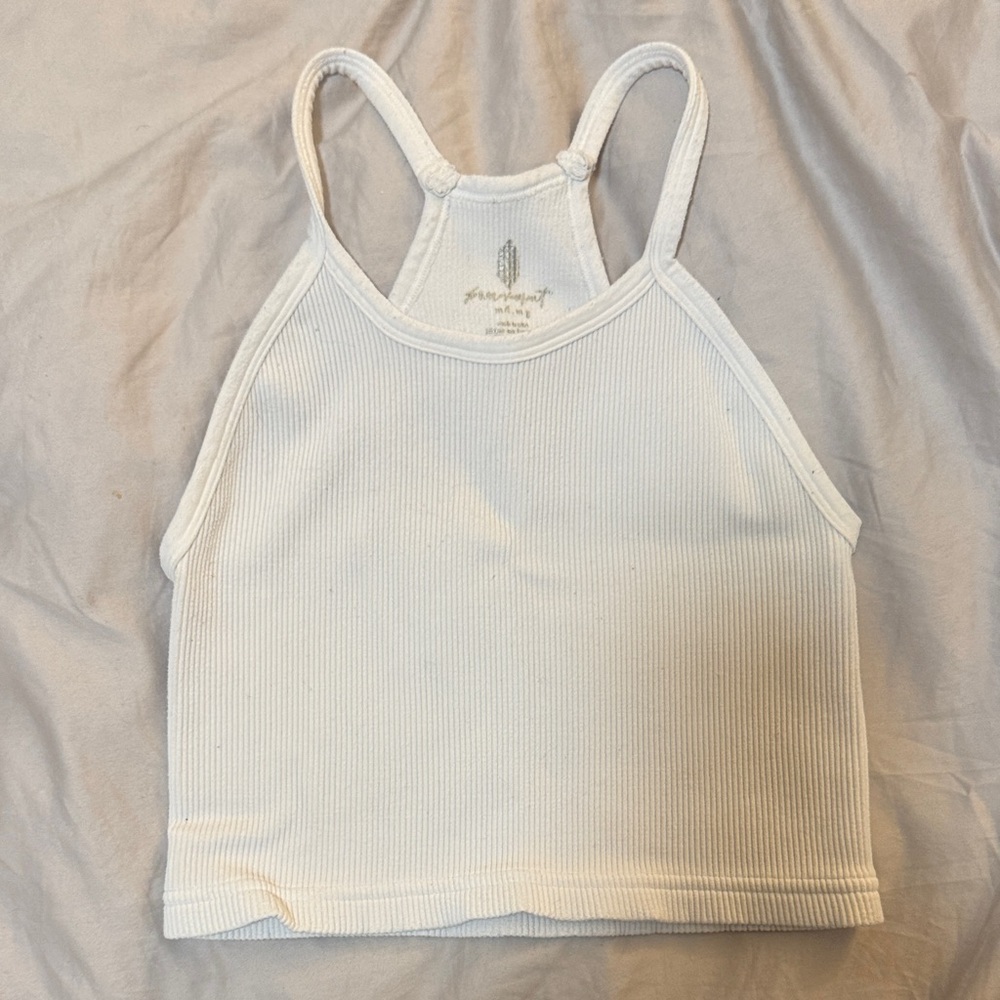 Free People Movement M/L Halter Cami Bandeau/Workout Crop Tank